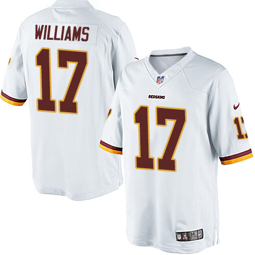 Youth Elite Doug Williams Nike Jersey White Road - #17 NFL Washington Redskins